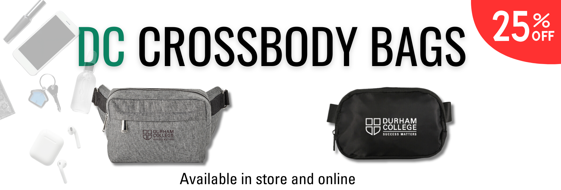 25% OFF Crossbody bags