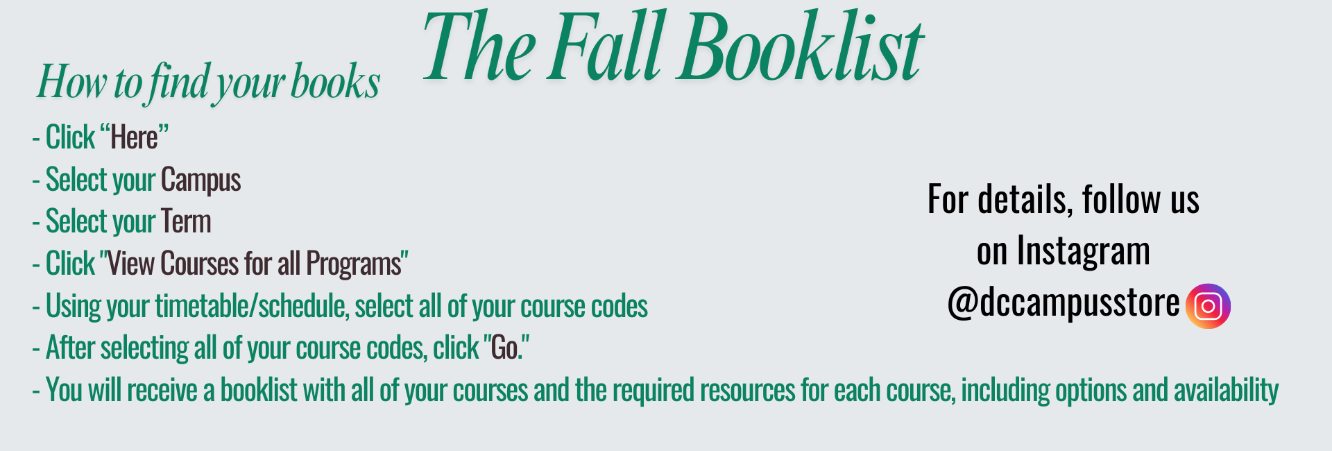 How to find your books