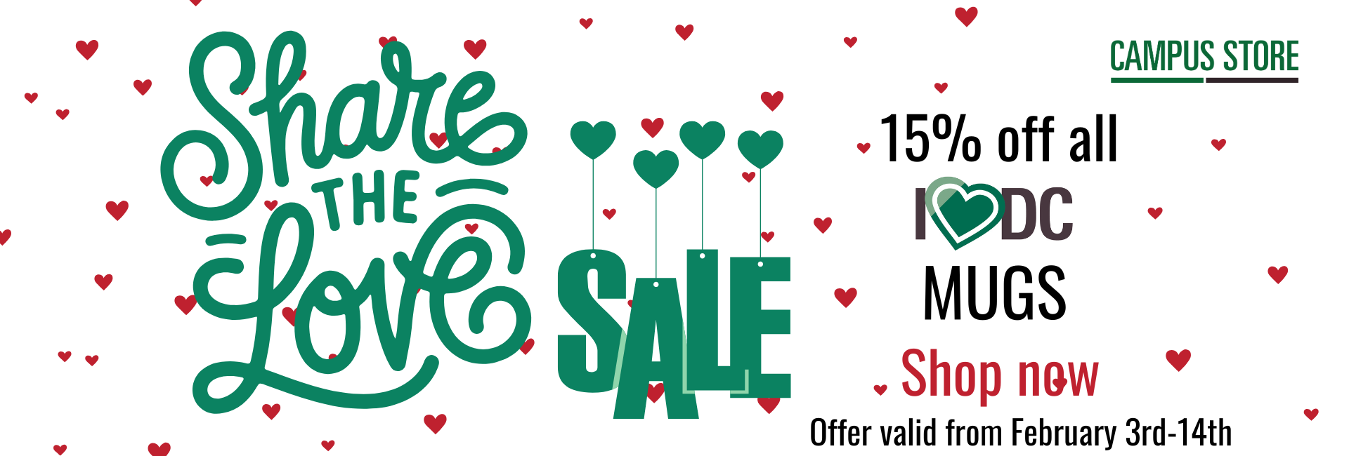 Share the love sale