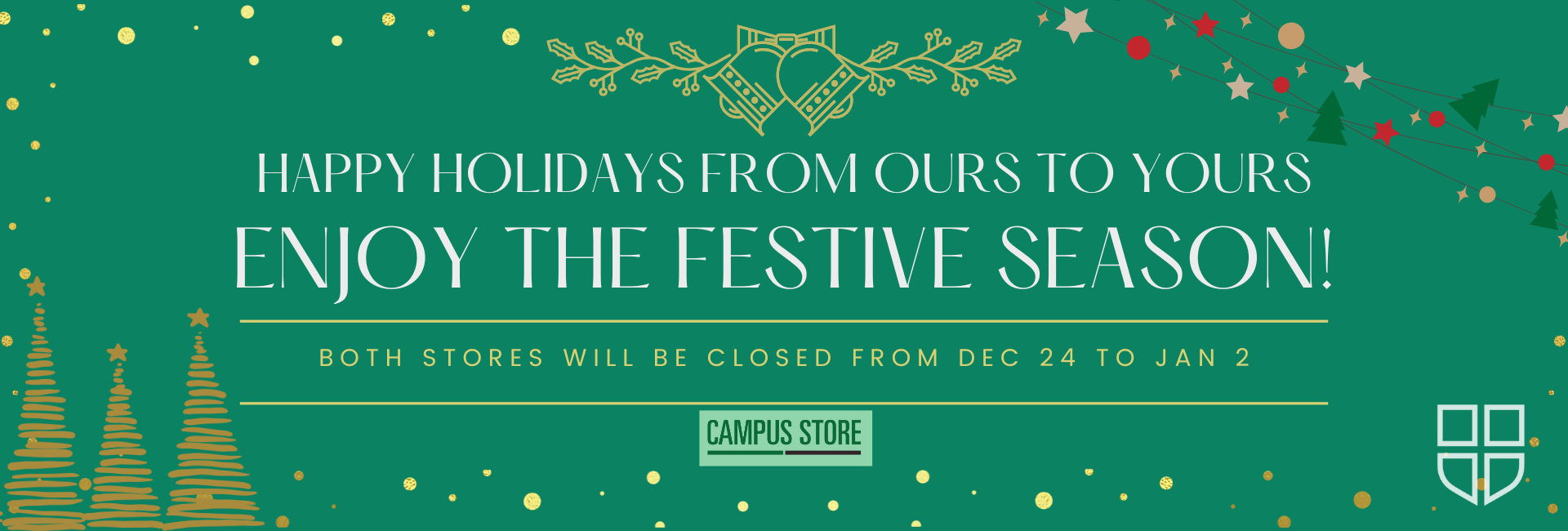 Happy Holidays from the Campus Store