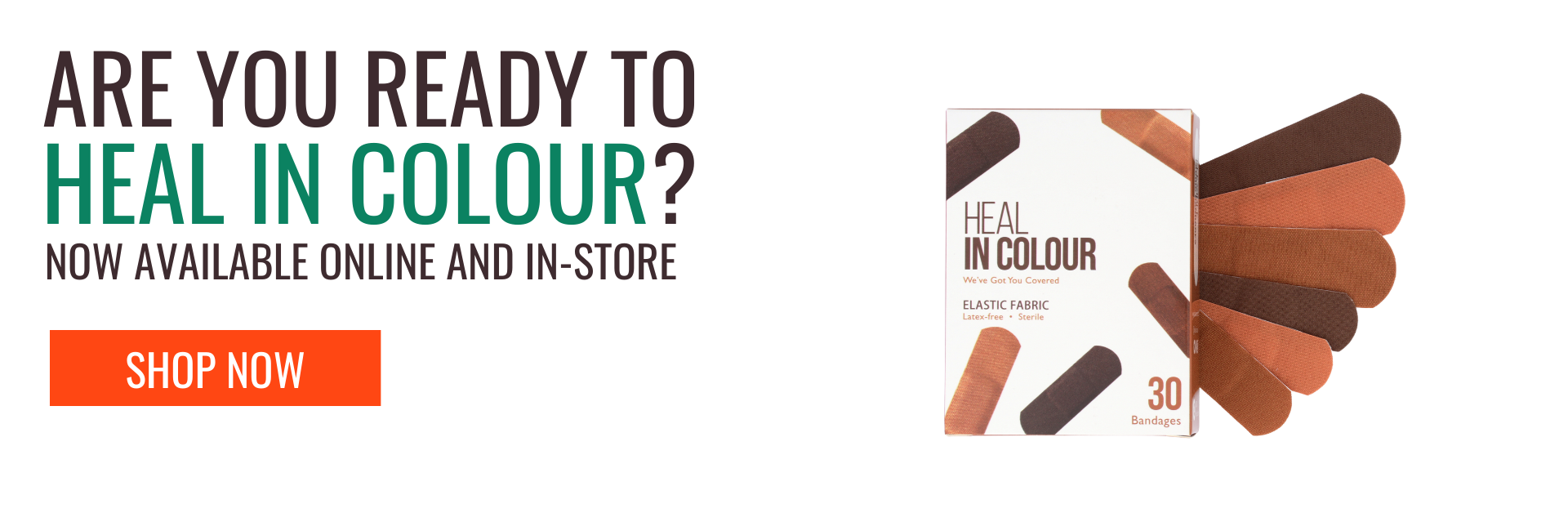 heal in colour bandages available online and in store